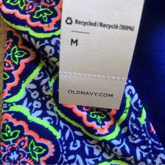 NWT Old Navy medium one piece suit, Blue - Picture 3 of 4